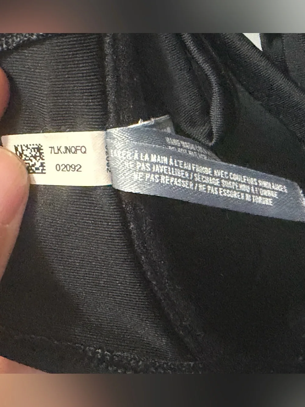 aerie Perker Push Up String Bikini Swim Top Underwire Women’s Size 36B Black - Picture 7 of 8